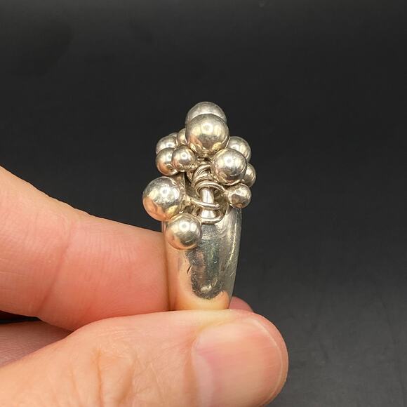 Vintage SILPADA Cha-Cha Ring 952 Sterling Silver Bold Chunky Retired Size 9 - Picture 4 of 8